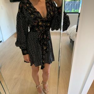 Free People Mini Peasant Dress